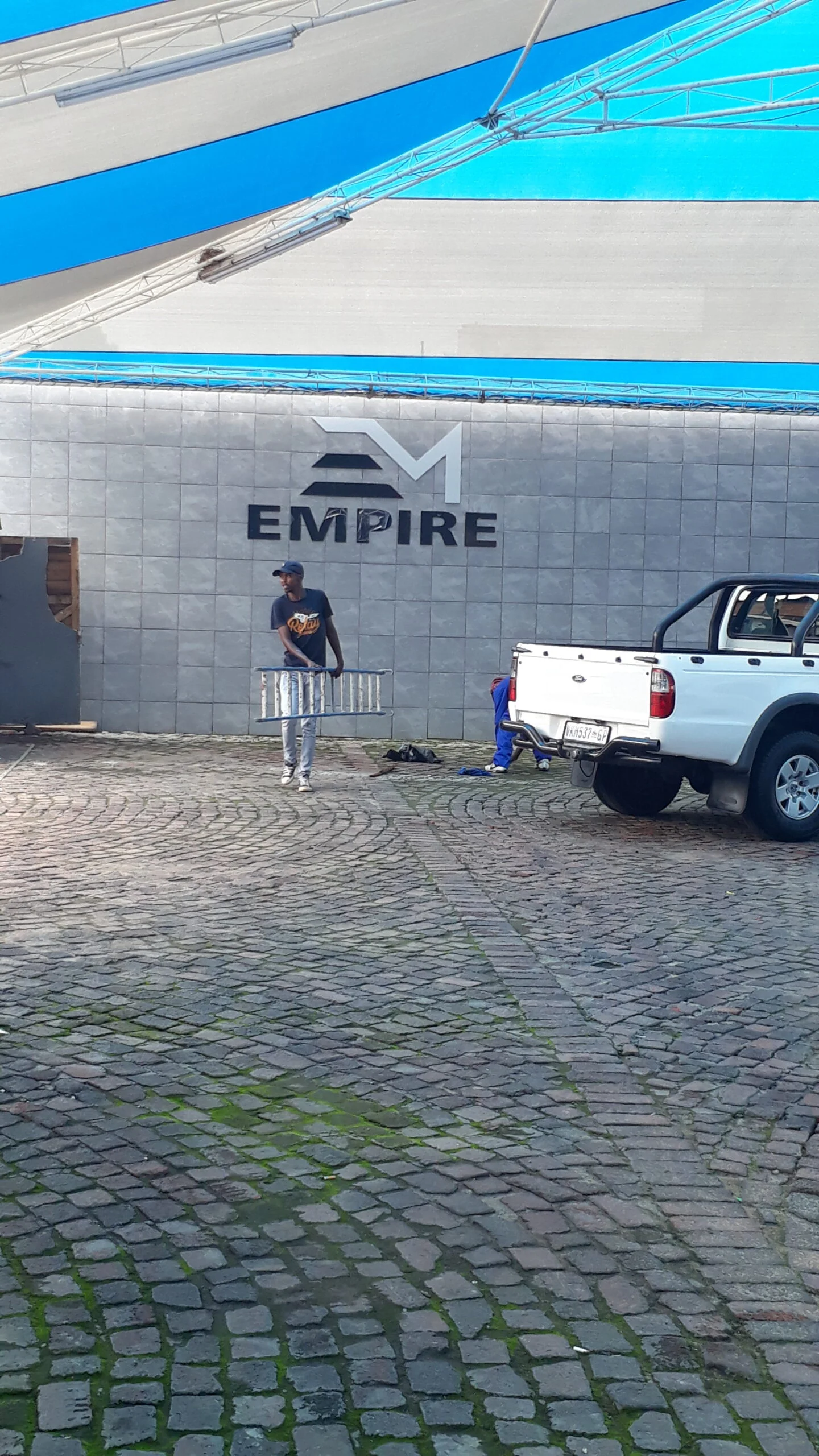 EMPIRE shop front 3D wall lettering and branding